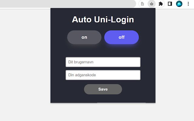 Auto Uni Login  from Chrome web store to be run with OffiDocs Chromium online