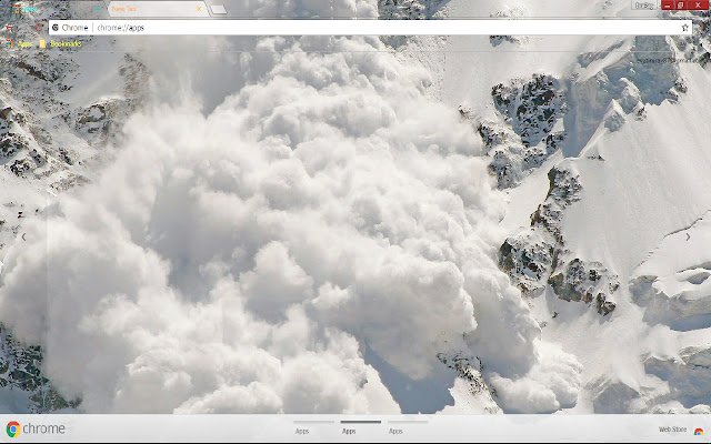 Avalanche Nature Snow White Winter من متجر Chrome الإلكتروني ليتم تشغيله باستخدام OffiDocs Chromium عبر الإنترنت