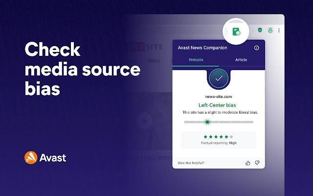 Avast News Companion (Beta) aus dem Chrome-Webshop zur Ausführung mit OffiDocs Chromium online