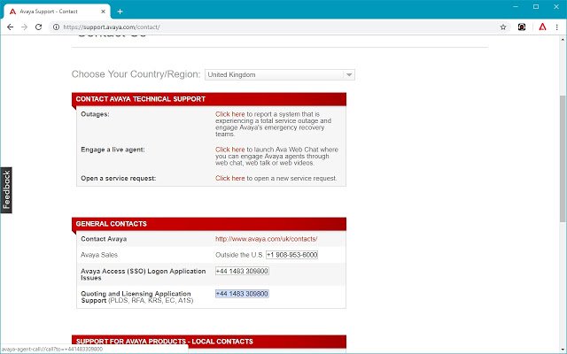 Avaya Agent for Desktop Extension  from Chrome web store to be run with OffiDocs Chromium online