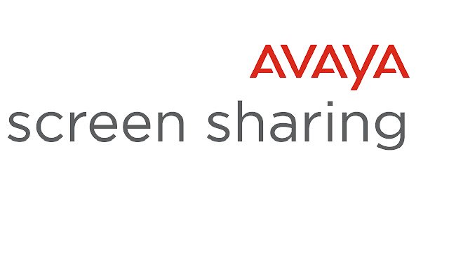 يتم تشغيل Avaya Screen Sharing من متجر Chrome الإلكتروني مع OffiDocs Chromium عبر الإنترنت