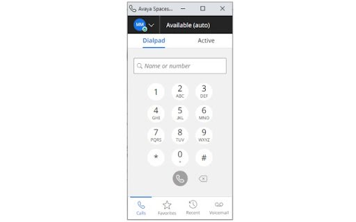 Avaya Spaces® Calling  from Chrome web store to be run with OffiDocs Chromium online
