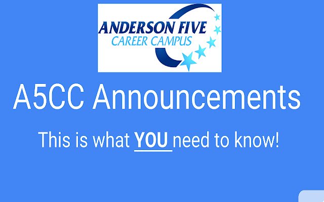 Chrome वेब स्टोर से AVCC घोषणाएं OffiDocs क्रोमियम ऑनलाइन के साथ चलाई जाएंगी