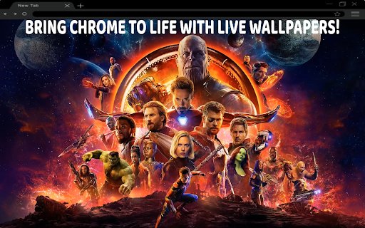 Avengers Infinity War Live Wallpaper  from Chrome web store to be run with OffiDocs Chromium online