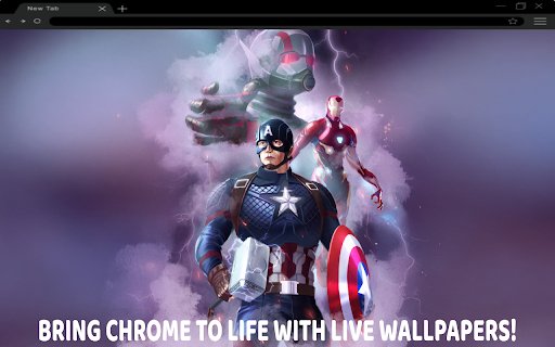 Avengers: Thunder Strike Live Wallpaper  from Chrome web store to be run with OffiDocs Chromium online