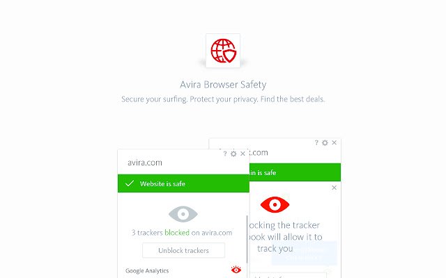 Kaligtasan ng Avira Browser mula sa Chrome web store na tatakbo sa OffiDocs Chromium online