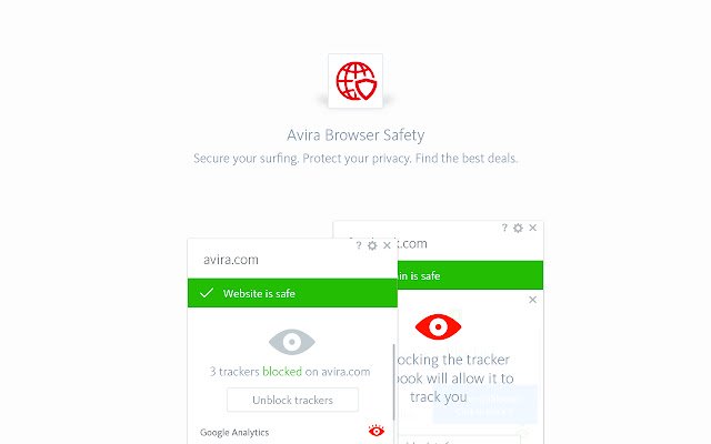 Avira Browser Safety uit de Chrome-webwinkel wordt uitgevoerd met OffiDocs Chromium online