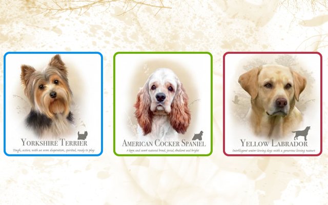 Awesome Dogs ze sklepu internetowego Chrome do uruchomienia z OffiDocs Chromium online