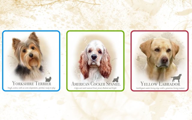 Awesome Dogs  from Chrome web store to be run with OffiDocs Chromium online