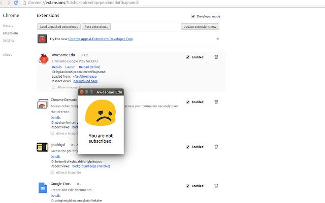 Awesome Edu  from Chrome web store to be run with OffiDocs Chromium online