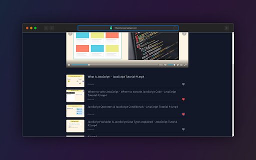 Awesome Player for Local Files  from Chrome web store to be run with OffiDocs Chromium online