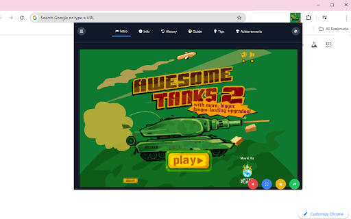 Awesome Tanks 2  from Chrome web store to be run with OffiDocs Chromium online