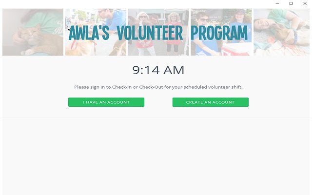 AWLA Novo login de voluntário na loja on-line do Chrome para ser executado com OffiDocs Chromium online