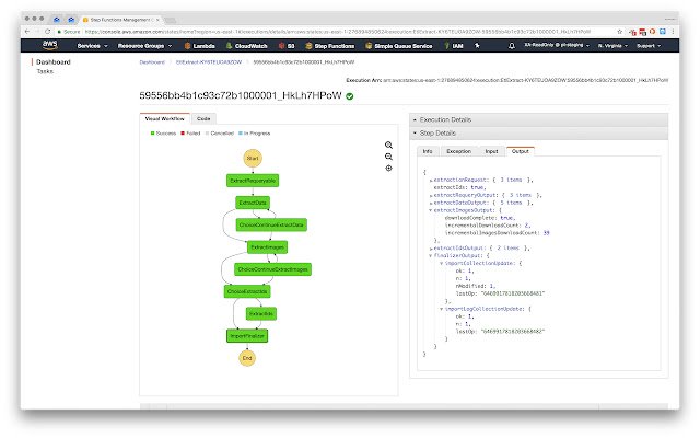 AWS State Machine JSON Parser  from Chrome web store to be run with OffiDocs Chromium online