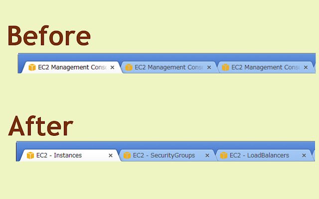 OffiDocs Chromium オンラインで実行される Chrome Web ストアの AWS Title Changer