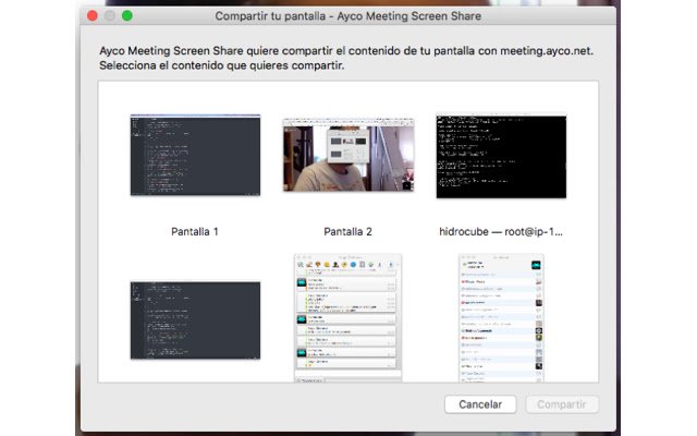 Ayco Meeting Screen Share  from Chrome web store to be run with OffiDocs Chromium online