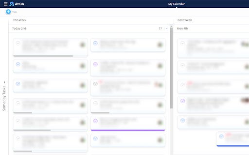 Ayoa 2 columns view  from Chrome web store to be run with OffiDocs Chromium online