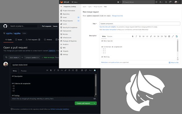 Ayphu Pull Request из интернет-магазина Chrome для запуска с OffiDocs Chromium онлайн