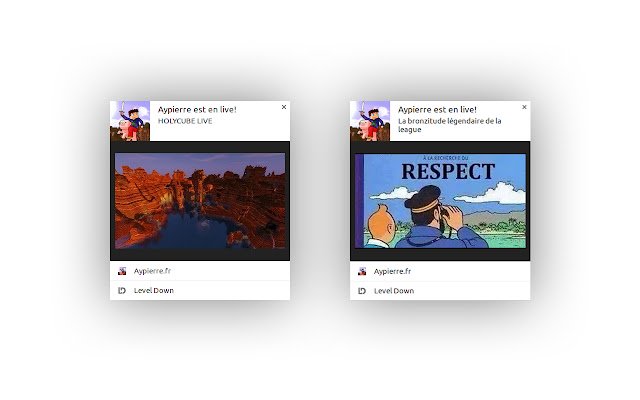 Aypierre notifieur de stream  from Chrome web store to be run with OffiDocs Chromium online