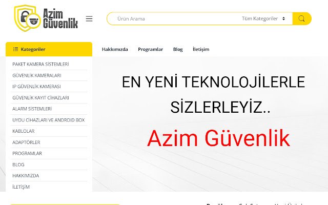 Azim Güvenlik  from Chrome web store to be run with OffiDocs Chromium online