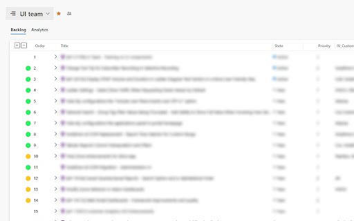 Azure DevOps Backlog Enhancer  from Chrome web store to be run with OffiDocs Chromium online