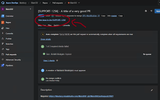 Azure DevOps Link Jira issue  from Chrome web store to be run with OffiDocs Chromium online