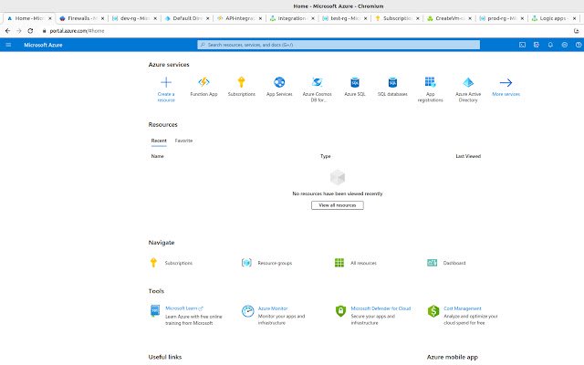 Azure Favicons  from Chrome web store to be run with OffiDocs Chromium online