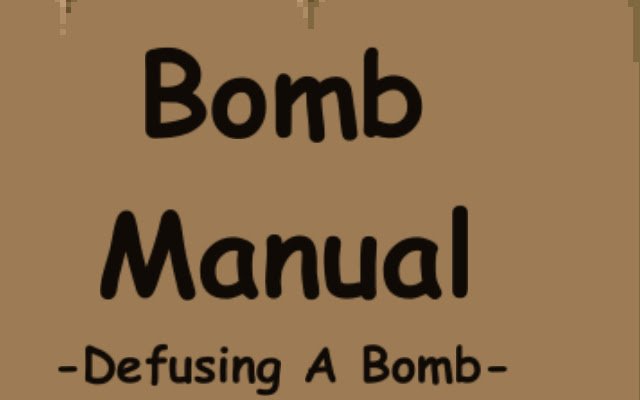 B0mb Defusal Simulator 9000 Manual  from Chrome web store to be run with OffiDocs Chromium online