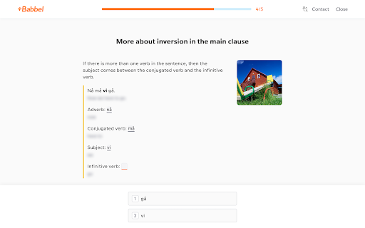 Babbel Hide Translations  from Chrome web store to be run with OffiDocs Chromium online
