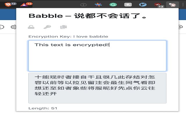 Babble  from Chrome web store to be run with OffiDocs Chromium online