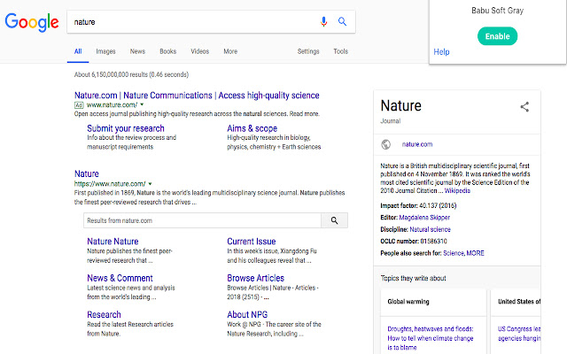Babu Soft Gray Eye Protector  from Chrome web store to be run with OffiDocs Chromium online