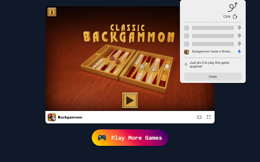 Backgammon Game Master the Classic Board Game of Strategy and Luck!  from Chrome web store to be run with OffiDocs Chromium online