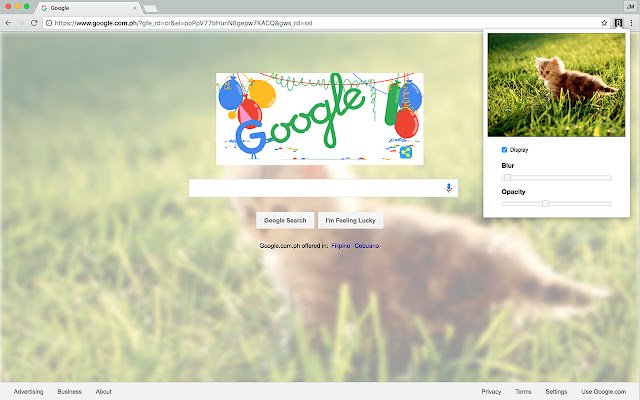 Backgroundit  from Chrome web store to be run with OffiDocs Chromium online
