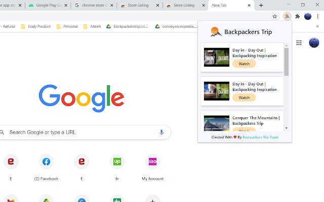 Chrome ウェブストアからのバックパッカーズ トリップを OffiDocs Chromium オンラインで実行