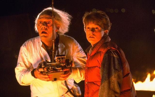 Back to the Future Marty McFly Dr. Emmett Bro  from Chrome web store to be run with OffiDocs Chromium online