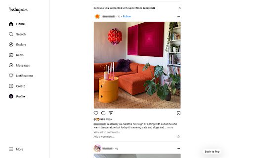 Back to Top  from Chrome web store to be run with OffiDocs Chromium online