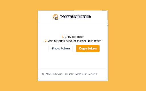 BackupHamster Notion Helper  from Chrome web store to be run with OffiDocs Chromium online