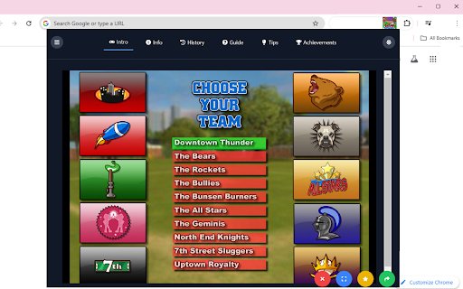 Backyard Baseball  from Chrome web store to be run with OffiDocs Chromium online