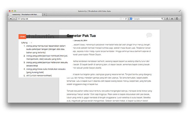 Badudu JS  from Chrome web store to be run with OffiDocs Chromium online