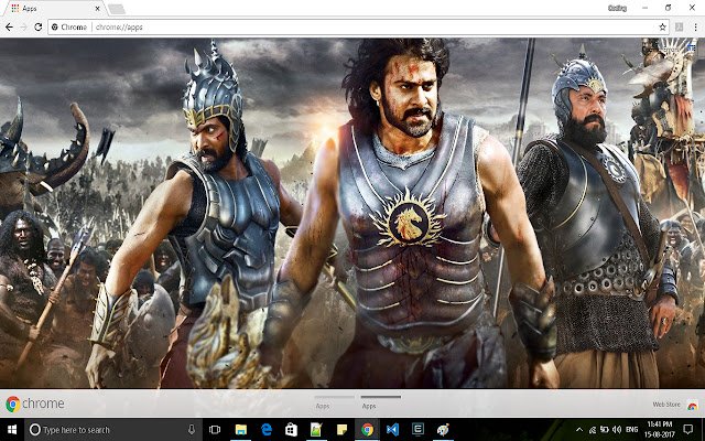 Bahubali Theme  from Chrome web store to be run with OffiDocs Chromium online