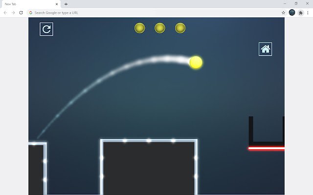 Аркадна гра Ball In The Hole із веб-магазину Chrome, яку можна запускати за допомогою OffiDocs Chromium онлайн