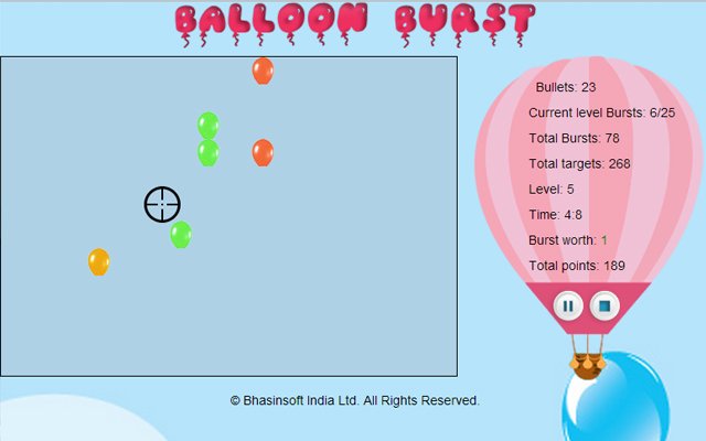 Balloon Burst din magazinul web Chrome va fi rulat cu OffiDocs Chromium online