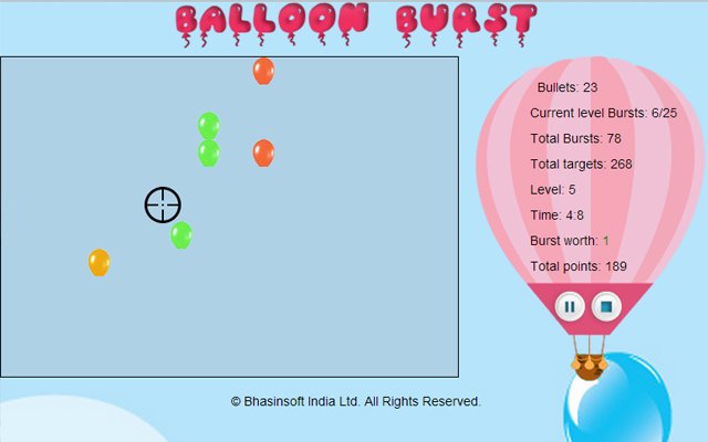 Balloon Burst  from Chrome web store to be run with OffiDocs Chromium online