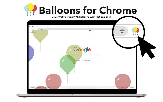 Palloncini per Chrome dal negozio web di Chrome da eseguire con OffiDocs Chromium online