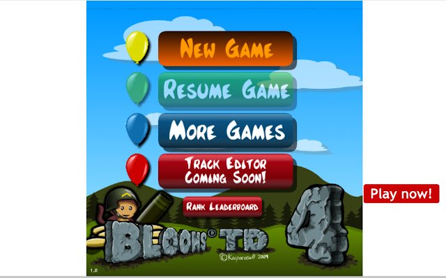 Balloon td 4 online gratuitamente dal Chrome Web Store da eseguire con OffiDocs Chromium online