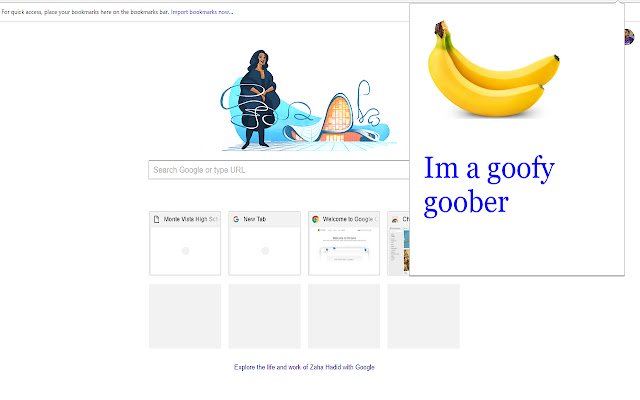 Banana Goober van de Chrome-webwinkel wordt uitgevoerd met OffiDocs Chromium online