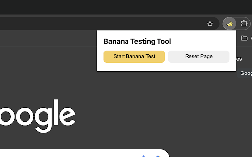 Banana Testing Tool  from Chrome web store to be run with OffiDocs Chromium online