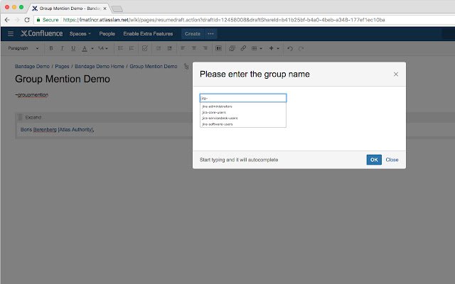 Bandage for Atlassian Applications  from Chrome web store to be run with OffiDocs Chromium online