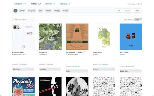 Bandcamp Tagger  from Chrome web store to be run with OffiDocs Chromium online