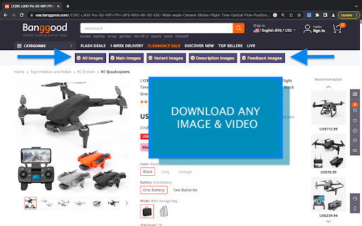 BangG00D Image Downloader  from Chrome web store to be run with OffiDocs Chromium online